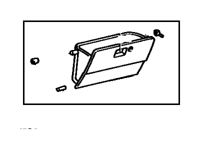 1988 Toyota Camry Glove Box - 55550-32050-02