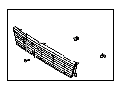 Toyota 53101-32081-B2 Radiator Grille Sub-Assembly