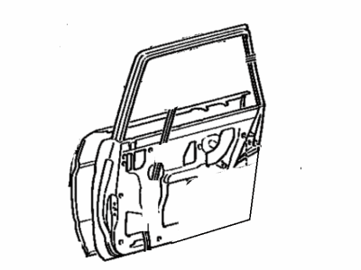 Toyota 67004-32170 Panel Sub-Assembly, Rear Door, LH