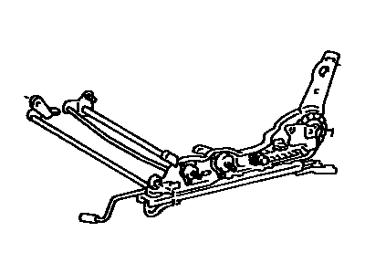 Toyota 72012-32080 Adjuster Sub-Assy, Front Seat, Outer LH