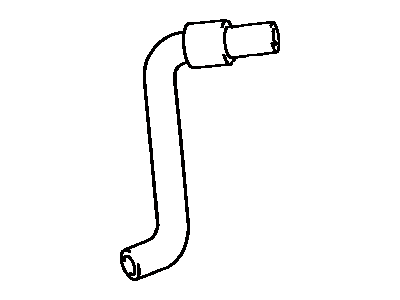 Toyota 16572-74050 Hose, Radiator, Outlet