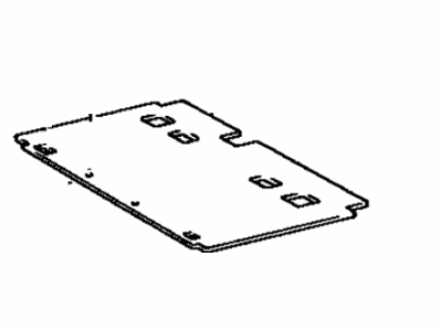 Toyota 58572-32020-04 Carpet, Rear Floor, Front