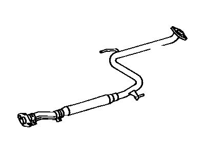 Toyota 17420-74130 Center Exhaust Pipe Assembly