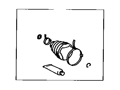 Toyota 04438-12150 Front Cv Joint Boot Kit Inboard Joint