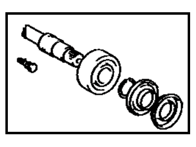 Toyota 43049-32030 Front Drive Flange Shaft Sub-Assembly