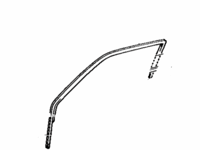 Toyota 68141-32070 Run, Front Door Glass