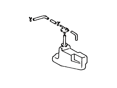 Toyota 16470-62011 Tank Assy, Radiator Reserve