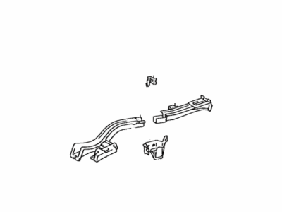 Toyota 57602-32041 Member Sub-Assembly, Rear Floor Side, LH