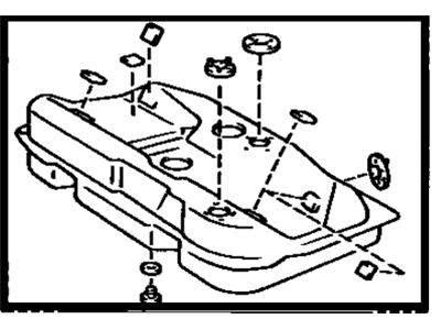 1990 Toyota Camry Fuel Tank - 77001-39295