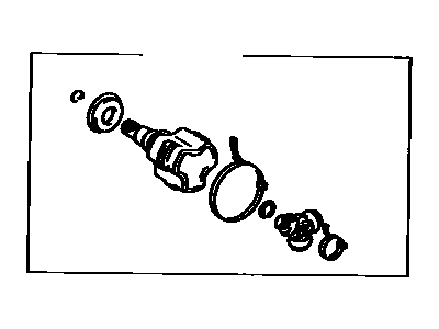 Toyota 43403-19075 Joint Assembly, Front Axle Inboard, Left