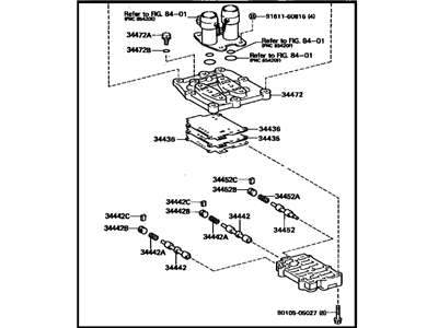 Toyota 34410-32010 Body Assy, Transfer Control Valve