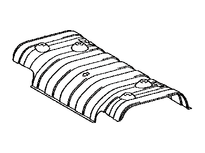 Toyota 58327-47020 INSULATOR, Main MUFF