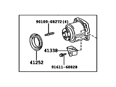 Toyota 41303-68013 Coupling Sub-Assembly, E