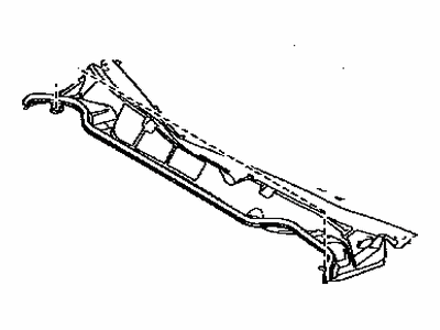 Toyota 55708-0T010 LOUVER Sub-Assembly, Cow