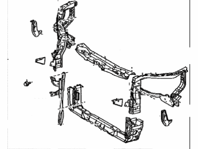 2009 Toyota Venza Radiator Support - 53210-0T010