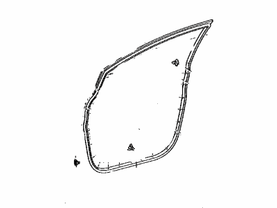 2009 Toyota Venza Door Seal - 67861-0T010