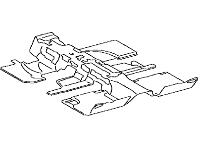 Toyota 58560-0T030 Mat Assembly, Floor, Center