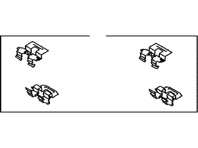 Toyota 04948-0T010 Fitting Kit,Disc Bra