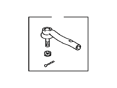 Toyota 45460-09110 Rod Assembly, Tie, RH