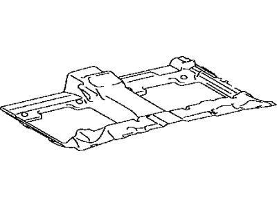 Toyota 58514-0T020-C0 Mat, Floor, Rear