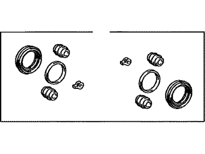 Toyota 04479-0T010 Cylinder Kit,Rear Disc