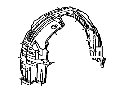 Toyota Venza Wheelhouse - 53875-0T020