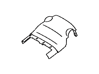 Toyota 45286-0T010-C0 Cover, Steering Column