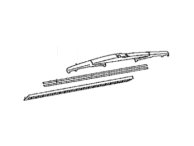 Toyota 85242-0T011 Rear Wiper Blade