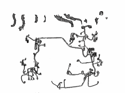 Toyota 82111-0T071 Wire, Engine Room Main