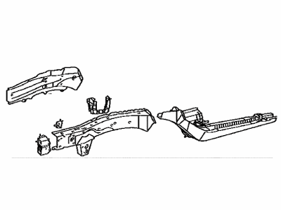 Toyota 57101-0T010 Member Sub-Assembly, Front