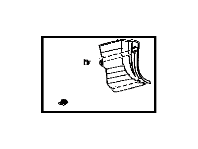 Toyota 62101-0T010-B0 Trim Sub-Assembly, COWL