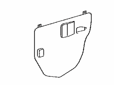 Toyota 67841-0T011 Cover, Rear Door Service Hole