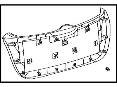 Toyota 64780-0T010-B0 Panel Assembly, Back Doo