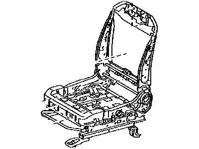 Toyota 71120-0T030 Frame Assembly, Front Seat