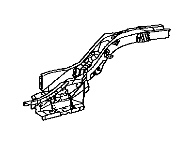 Toyota 57612-0T901 Member,Rear Floor Side