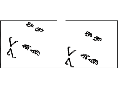 Toyota 04947-0T010 Fitting Kit,Disc Bra