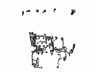 Toyota 82121-0T030 Wire, Engine