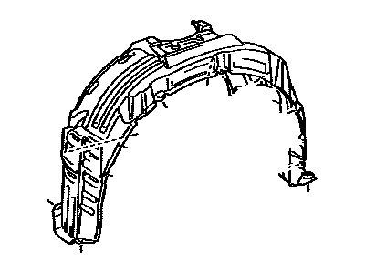 Toyota Venza Wheelhouse - 53876-0T010