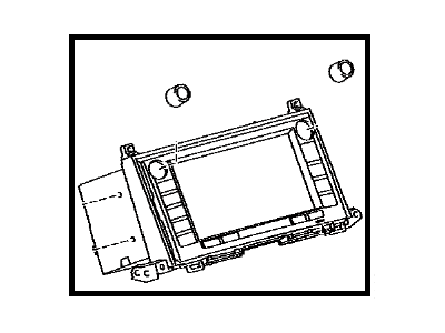 Toyota 86804-0T050 Cover Sub-Assembly, NAVI