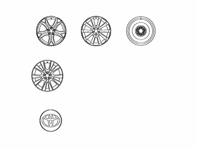 Toyota 42611-0T010 Wheel, Disc