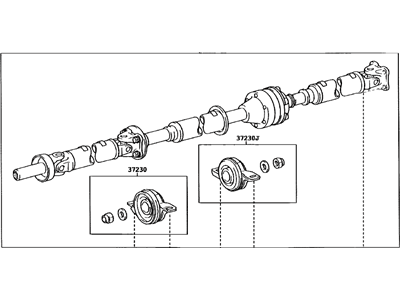 Toyota Venza Drive Shaft - 37100-33030