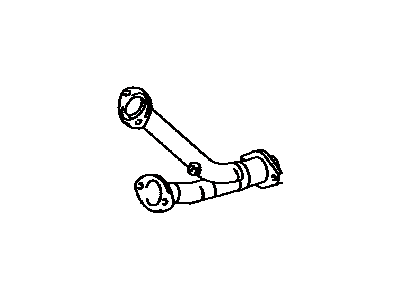 Toyota 17403-0P160 Front Exhaust Pipe Sub-Assembly No.3