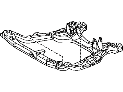 Toyota 51100-0T020 Frame Assembly, Front