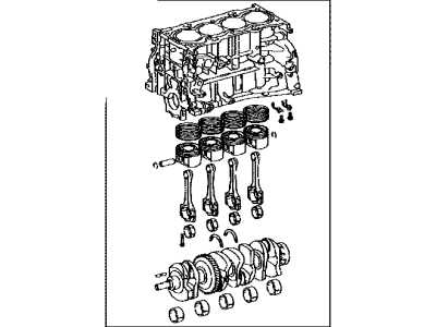 Toyota 11400-31161 Block Assembly, Short