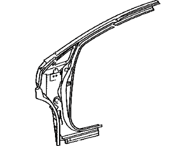 Toyota 61131-0T010 Pillar, Front Body, Upper