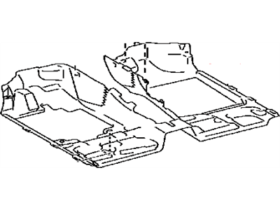 Toyota 58510-0T016-C0 Carpet Assembly, Floor