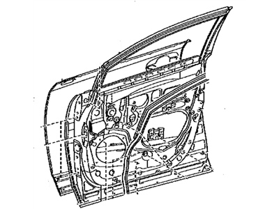 Toyota 67002-0T020 Panel Sub-Assembly, Front D