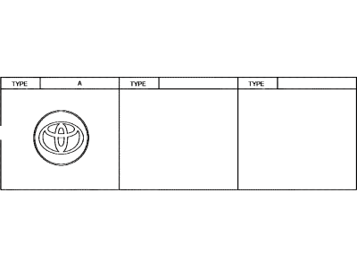 Toyota 42603-08030 Wheel Hub Ornament Sub-Assembly