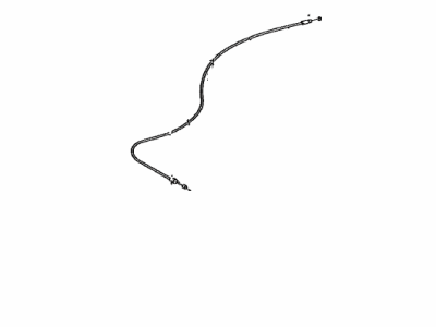 Toyota 72620-0T020 Cable Assembly, Rear NO.1