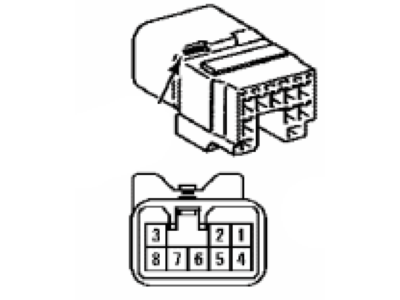 Toyota 90980-10798 Housing, Connector M